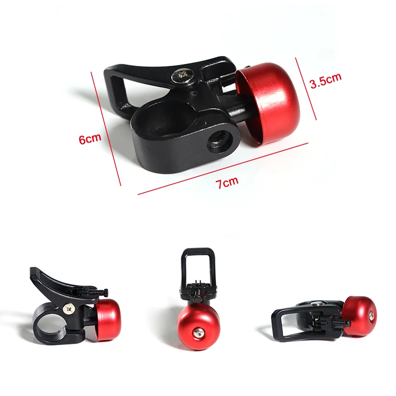 Superbsail Scooter Horn Aluminum Alloy Bell For Xiaomi M365 Scooter Loud Siren Kid Bike Scooter MTB Bells Cycling Accessories factory