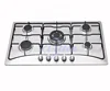 stainless steel gas hob kitchen built in gas hob 5 burner gas cooker stove for kitchen