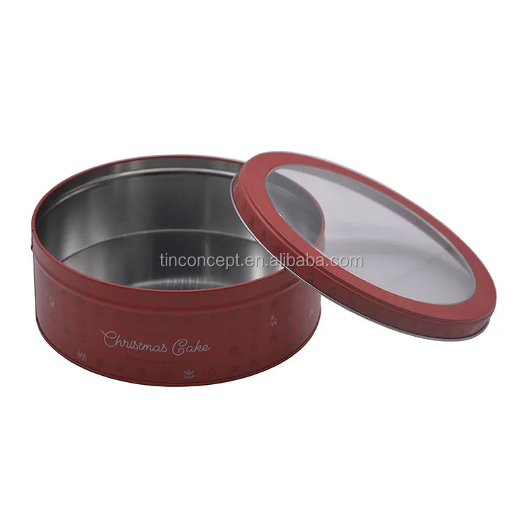 Colored Tin Can For Cookies Food Packaging And Candy Cake Tin Box