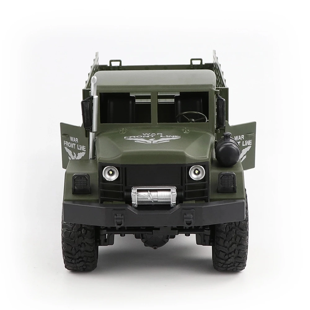 JJRC Q63 2.4Gz 1/16 RC Car 6WD RC Off-Road Military Truck Crawler RC Car Brush Motor Remote Control Toys Cars
