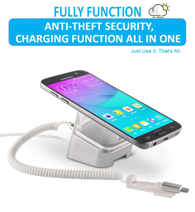 Cell Phone Stand,Mobile Phone Antitheft Device With Security Alarm And