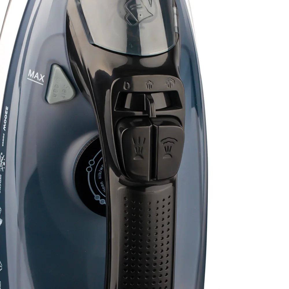 RAF European American 2200W Ceramic Steam Iron Burst Steam 150ml Water Tank 1.4m Cord-Hand-Held Hanging Wire Design for Wet/Dry