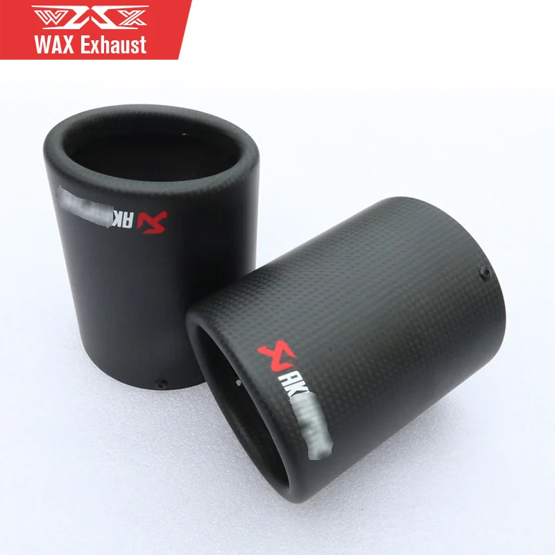 Snap installation easy installation Carbon fiber Exhaust pipe tip for Akrapovic for BMW M Series AUDI Q Series RS Series