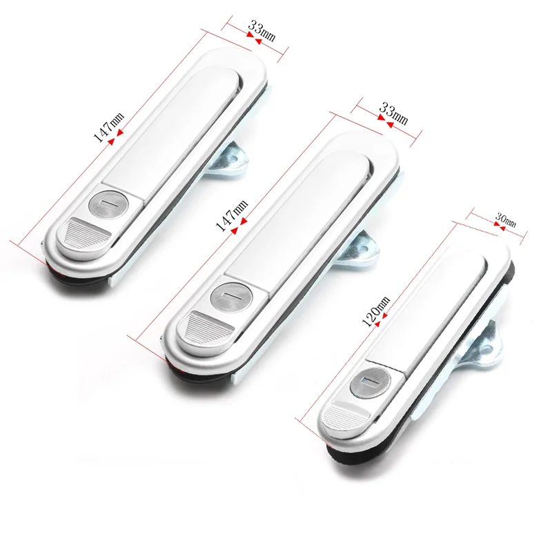 AB303 Stainless Steel Cabinet Lock Mechanical Box Door Lock Equipment Electric Distribution Box Lock Aluminum Profiles details