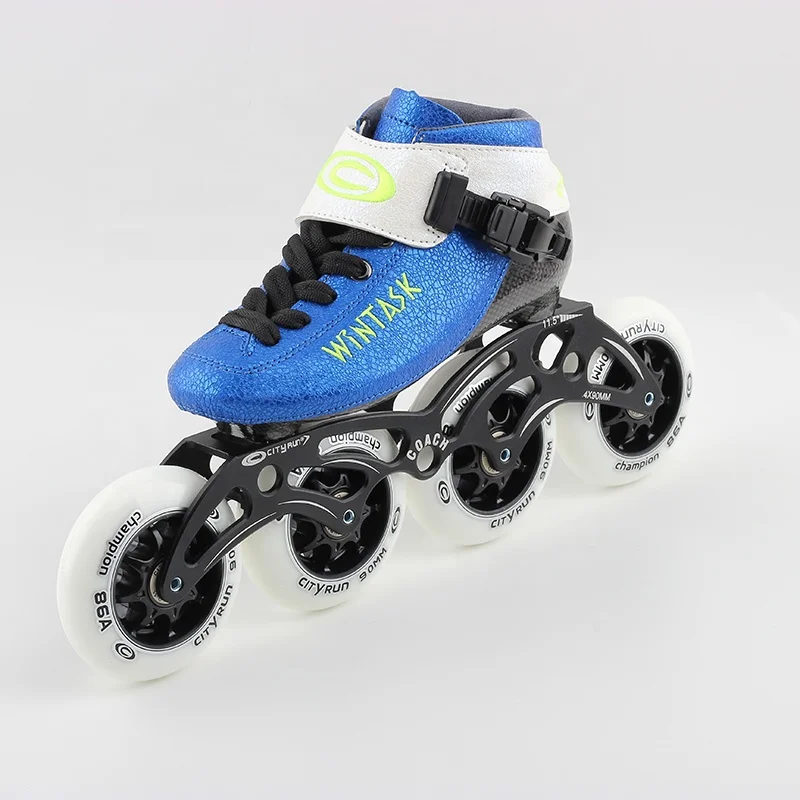 Profession Speed Inline Skates Wheels Full Carbon Fiber Competition