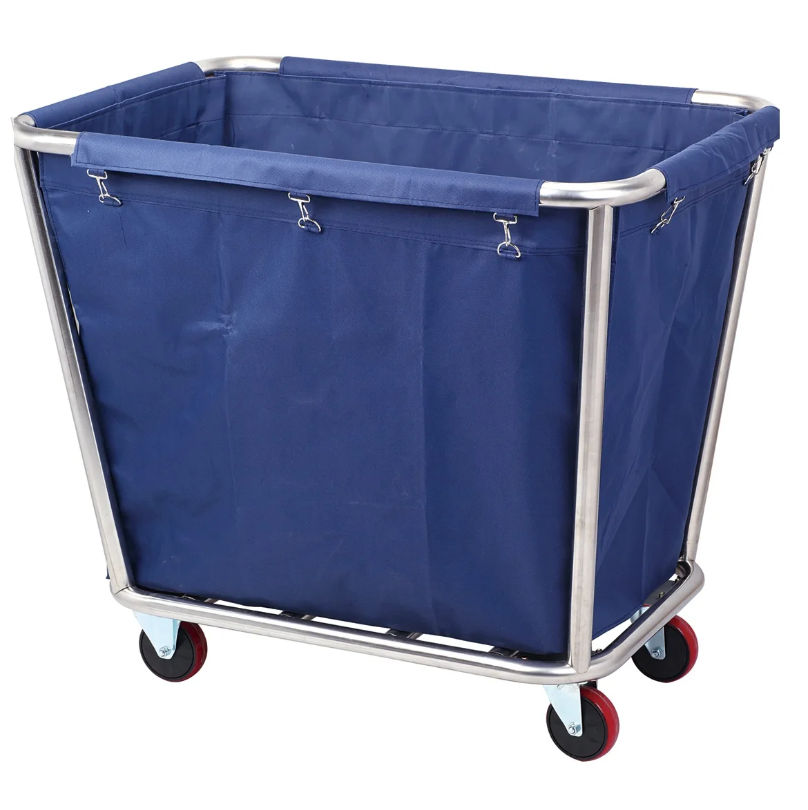 Hotel Housekeeping Rolling Laundry Baskets Linen Laundry Trolley Cart