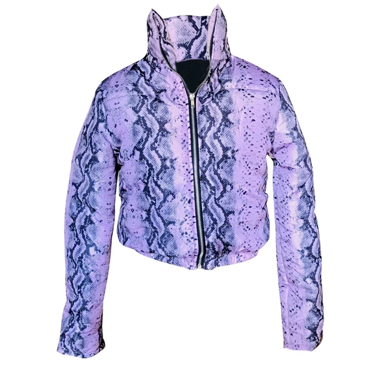 purple snakeskin jacket