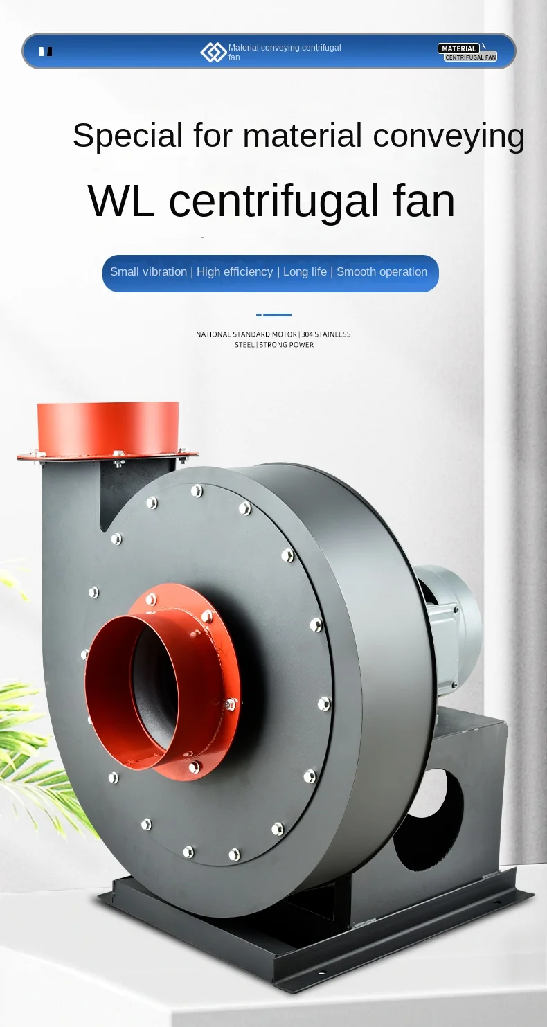 Removal Strong Suction Fan, 380V, Centrifugal - detail 2