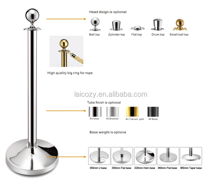 hotel stanchion posts