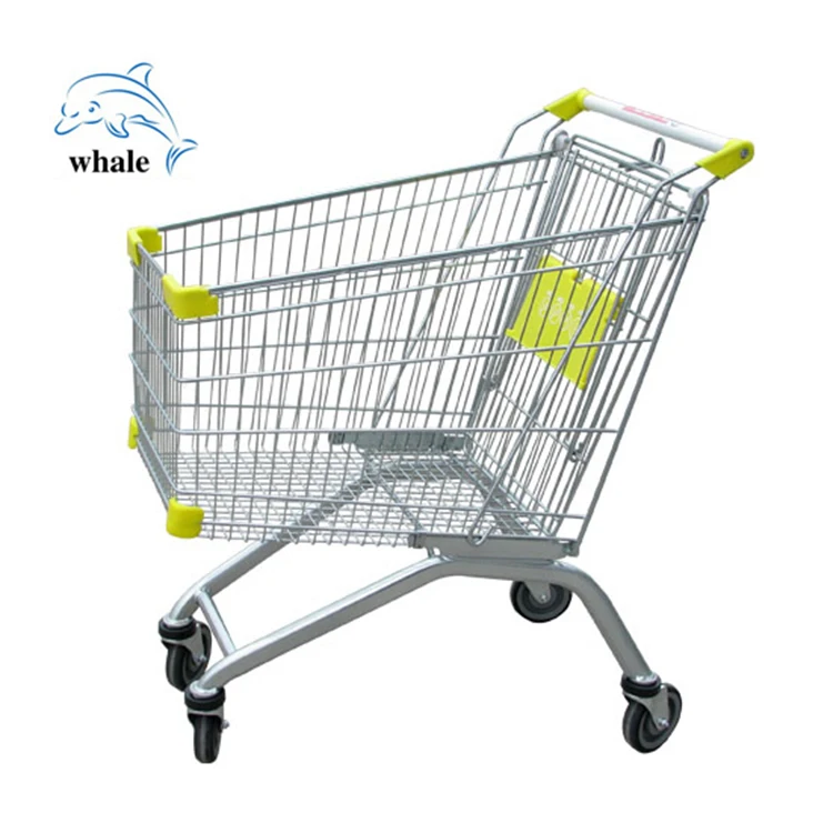 4 Wheels Collapsible Foldable Supermarket Convenience Store Shopping