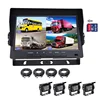 New Arrival 7 inch Display Quad Split Monitor Built-in DVR Video Recording 4 Channels Car Reverse Monitor
