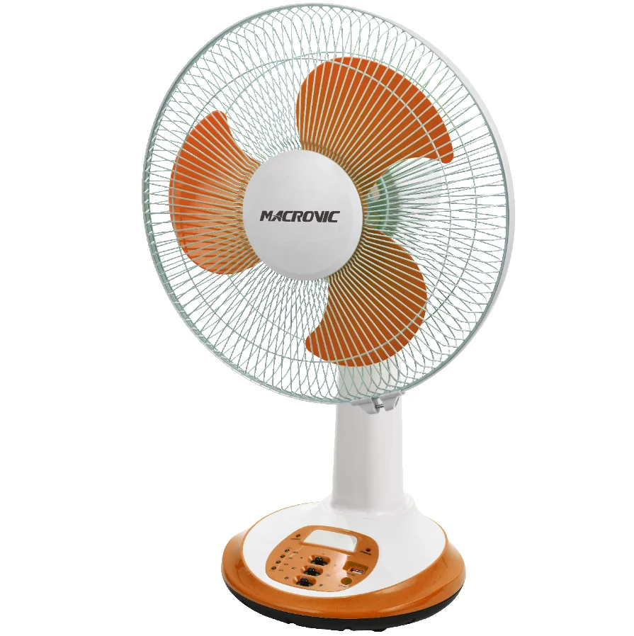 Electric Portable Rechargeable Battery Table Fan With Light Buy