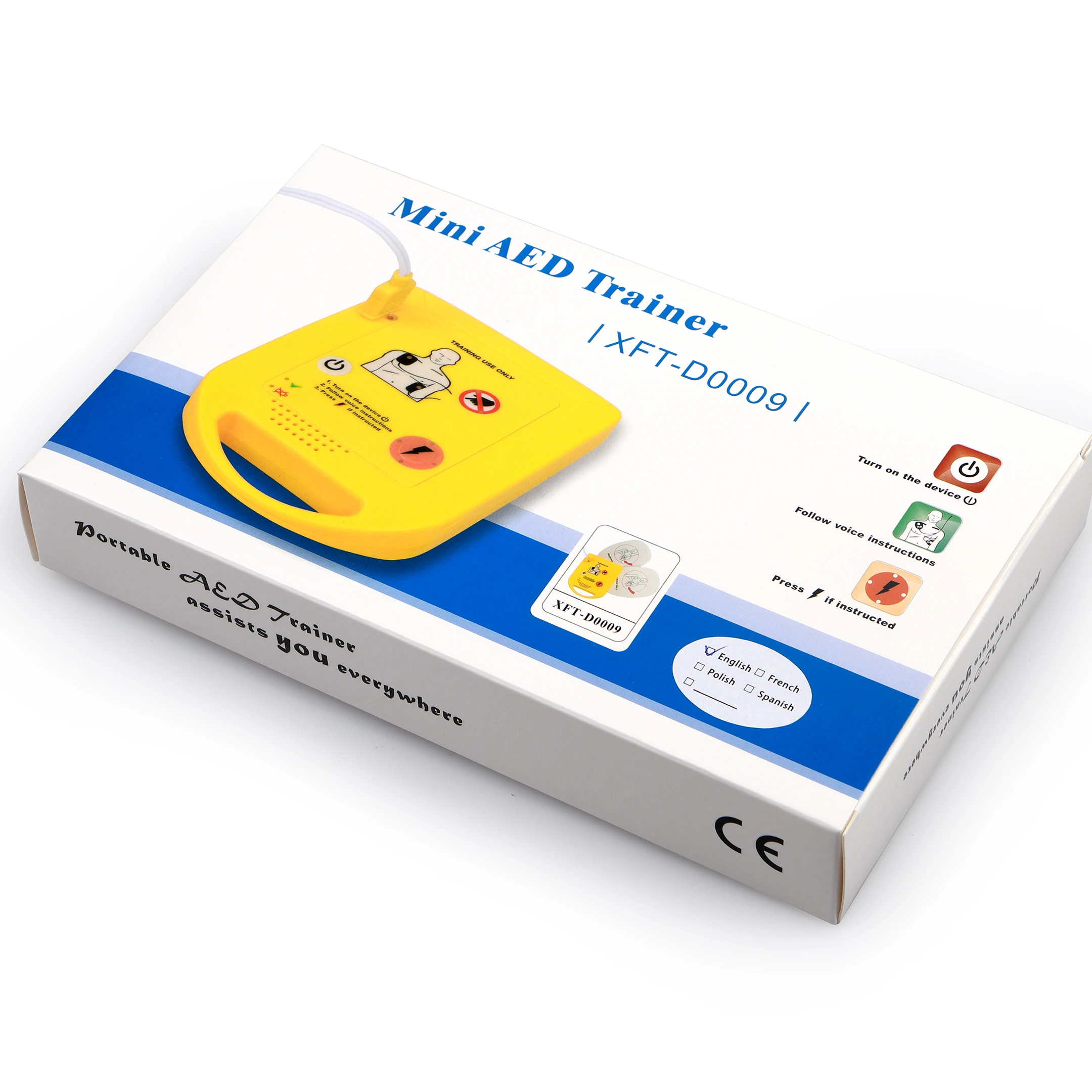 Xftd0009 Mini Aed Trainer Professional Aed Trainer Defibrillator For