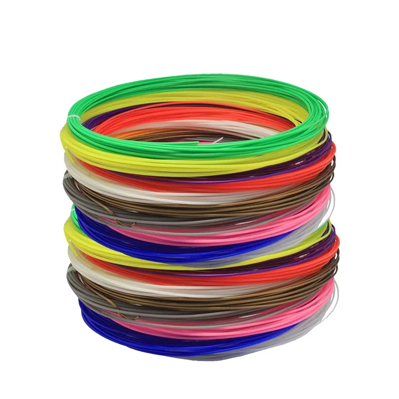 3D Print Filament PLA Printing Materials 1.75mm Diameter 100m 20 Colors 5m Each color Consumables Thread for 3D Printer Pen