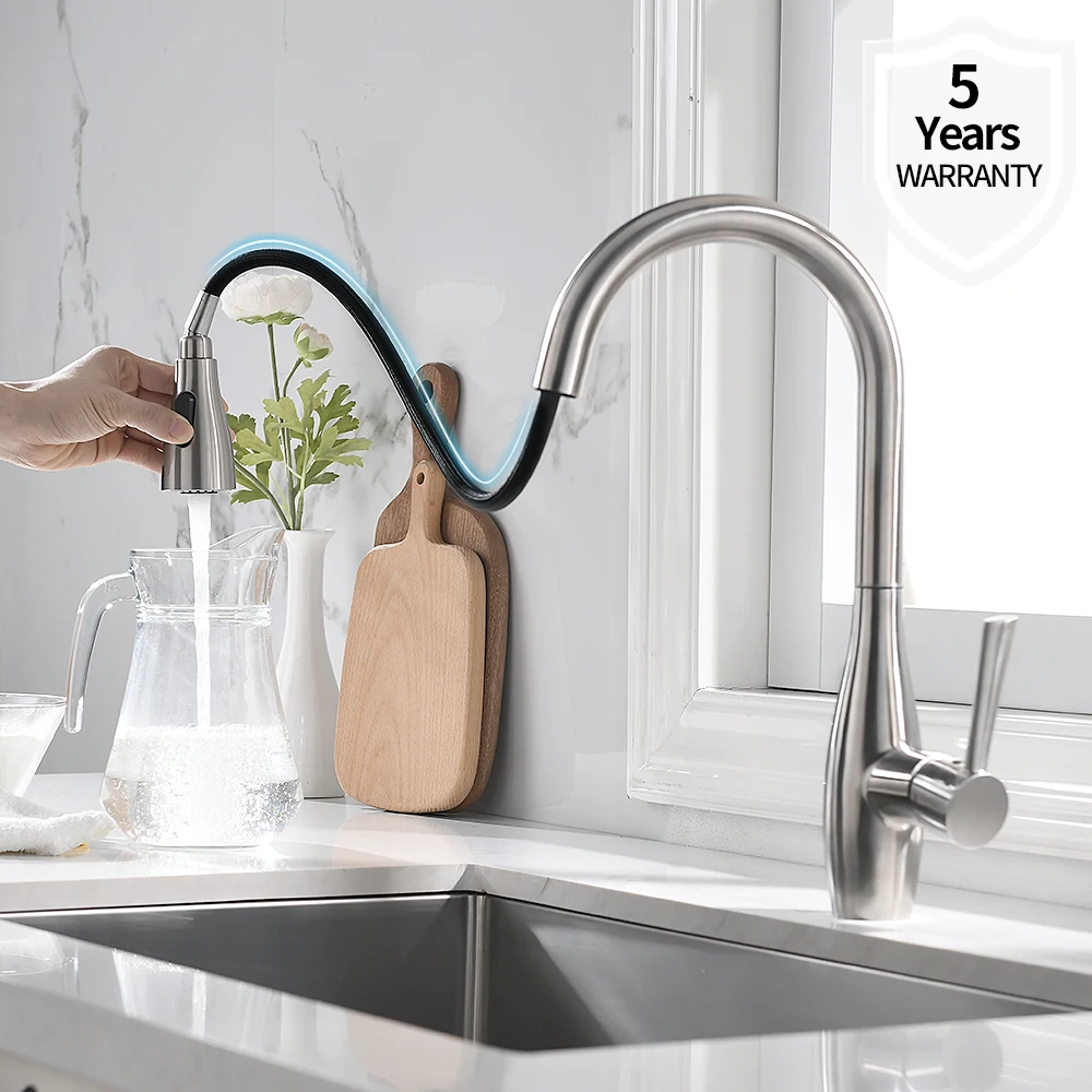 Smart Touch Sense Faucet Pull Out Kitchen Faucet Kitchen Sink Faucet