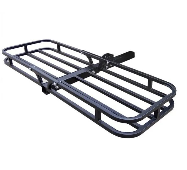 Steel Hitch Cargo Carrier 500lb. Capacity,Black,53.5in.l X 19.5in.w