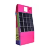 Corrugated Floor Merchandiser Display with 16 Pockets for Hats Retail Selling