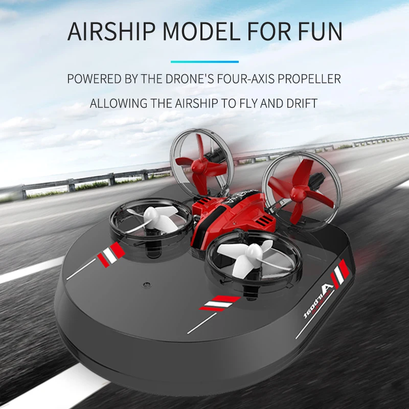 3 IN 1 Multi-function 3D Flip Stunt Headless Hovercraft/ Hang Glider/ UAV Drone