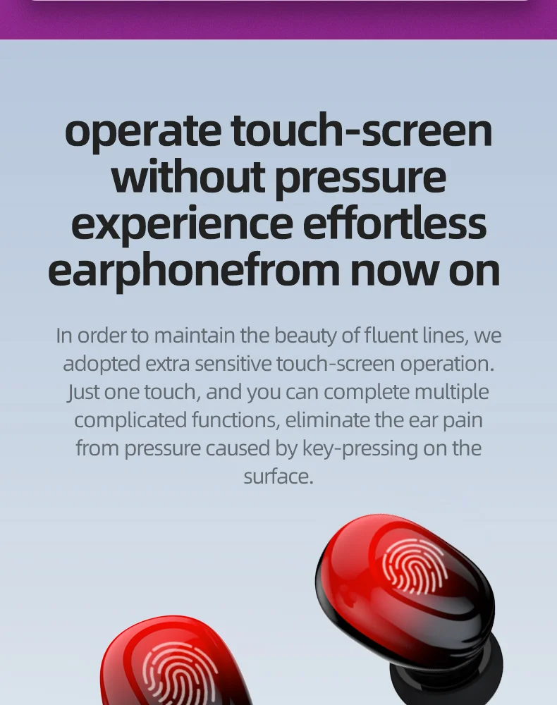 HBQ Q82 V5.0 Mini TWS Wireless Bluetooth Earphone 20H Play Time Wireless Headphones Bluetooth Headset With Mic for Phone - ANKUX.COM