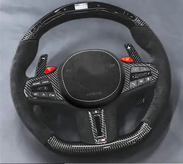 Bmw Custom Carbon Fiber Steering Wheel For Bm F90 M5 G80 M3 G82