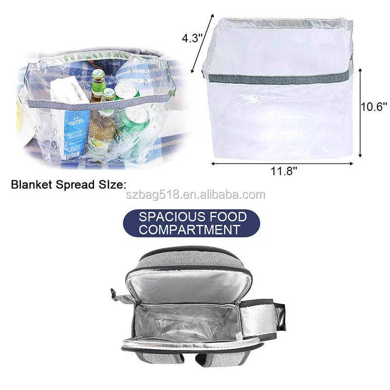  Outdoor waterproof cooler picnic backpack