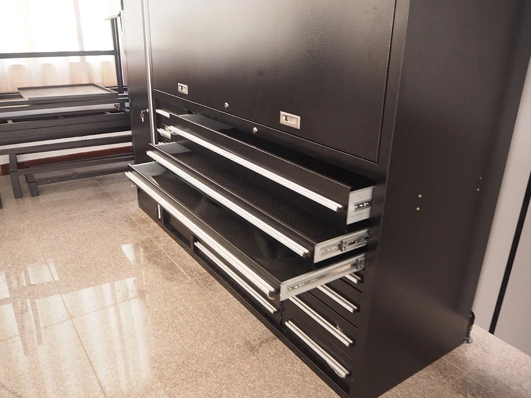 Garage Workshop Tool Cabinet Metal Black Red White Blue Customized Ball Steel Store Heavy Stainless manufacture