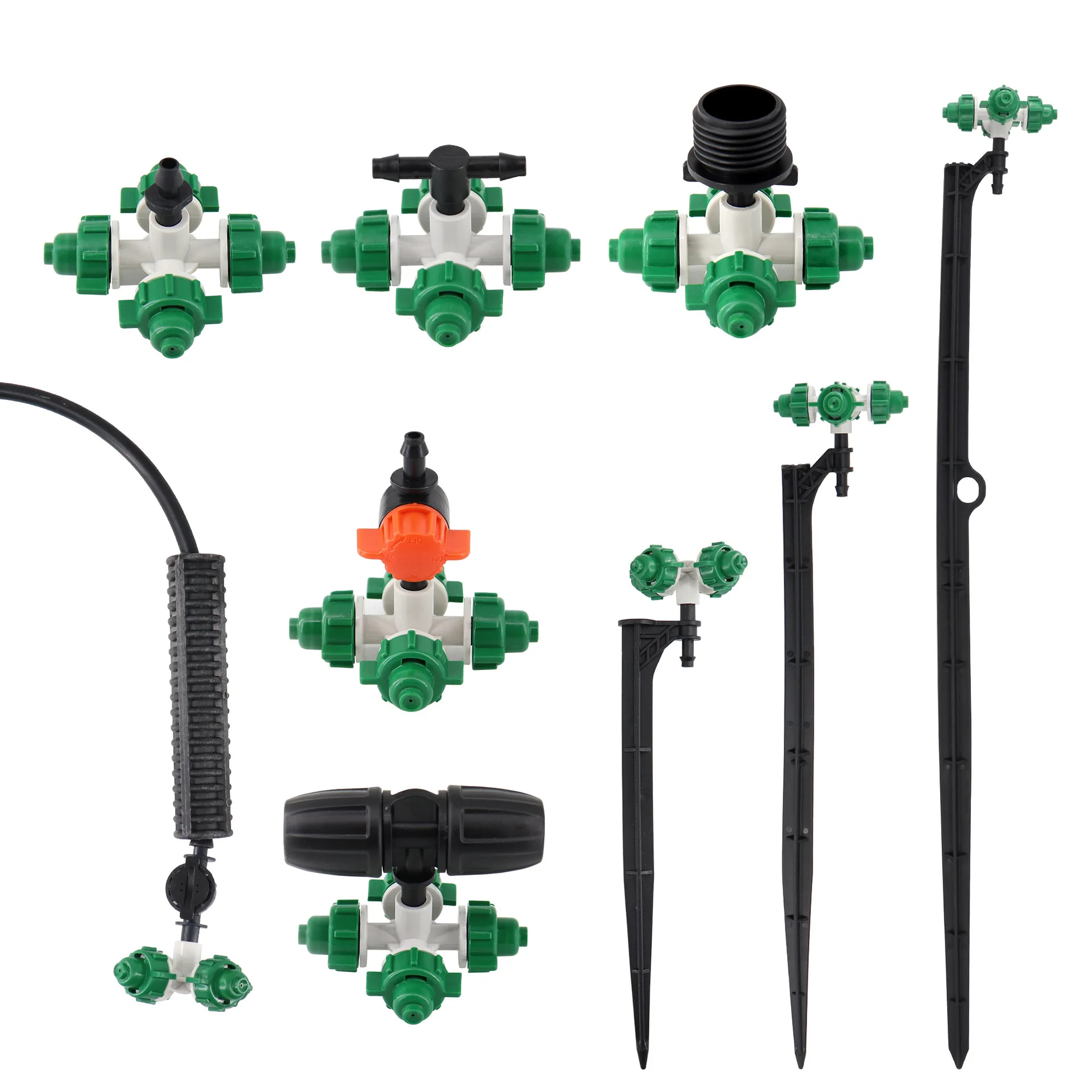 Greenhouse Micro Sprinkler 4 Way Misting Nozzle Garden Mist Sprinkler Fogger Spray Nozzle Buy