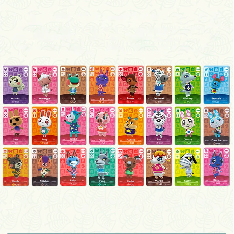 Switch 3ds Mini 24 Set Card Animal Crossing Nfc Juegos Amiibo Card Set  Amibo Cards/ - Buy Amiibo Card Animal Crosing Mini Card,Switch Amiibo Amibo  