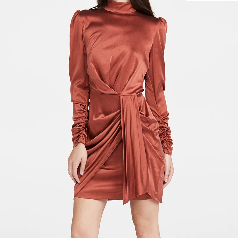 Dálmata plisado Arruga Stretch Vestido Falda Tela Material 58/" de ancho