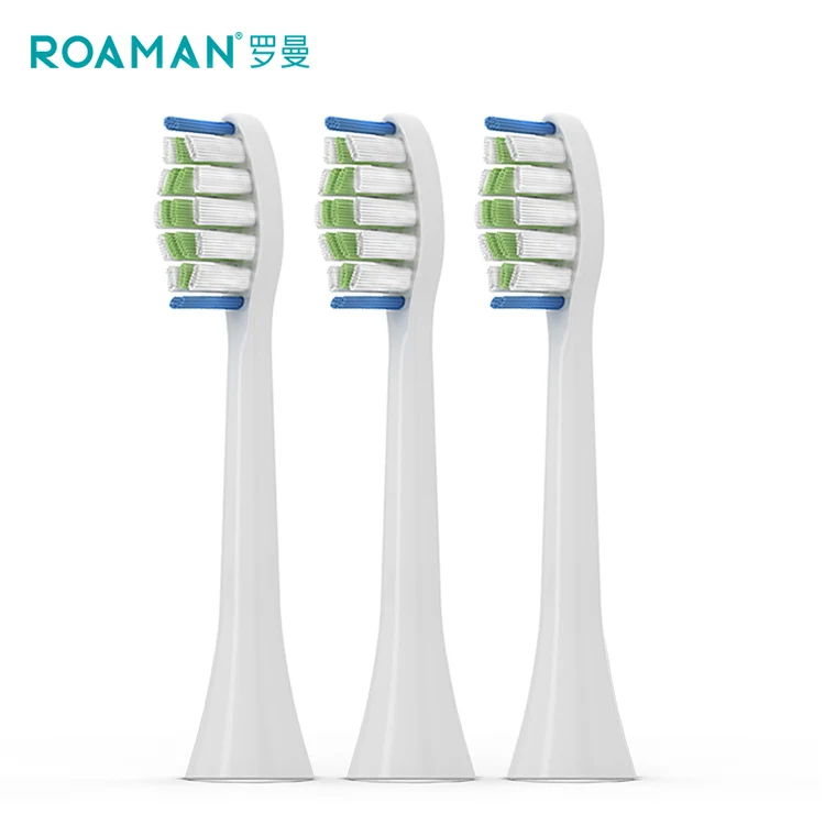 Dupont nylon toothbrush head 3 pack interchange toothbrush head