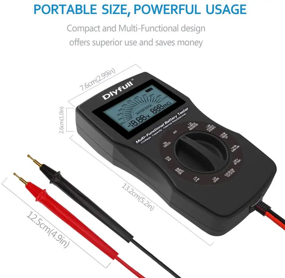 Dlyfull B3 Battery Internal Resistance Tester Battery Tester For