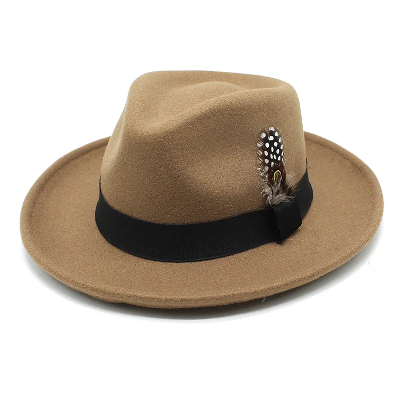 2022 Cheap Faux Wool Fedora Hats For 
