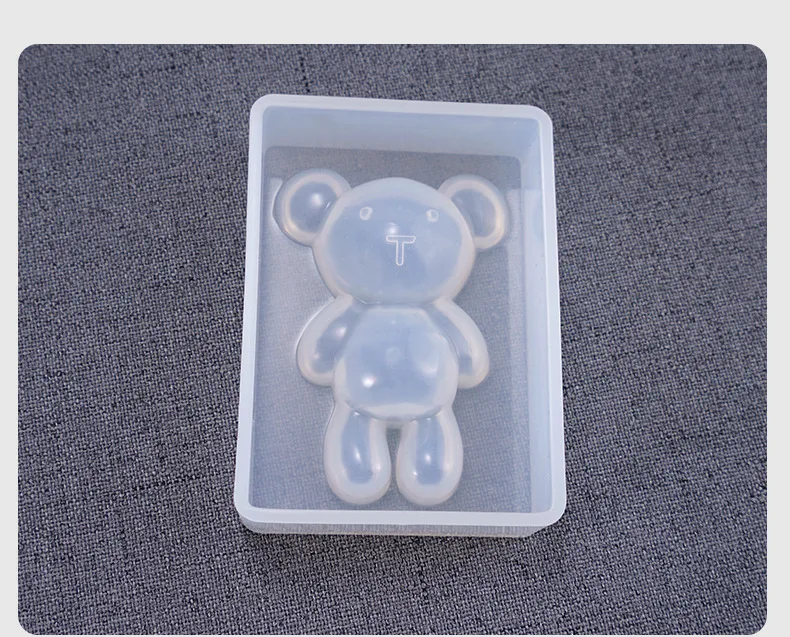 Diy Silicone Bear Resin Mold Cartoon Characters Buy Bear Resin Mold,Silicone Bear Resin Mold
