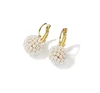 Eico wholesale Fashion pearl jewelry many pearl ear studs round cute pearl earrings beautiful earrings for little girl gifts