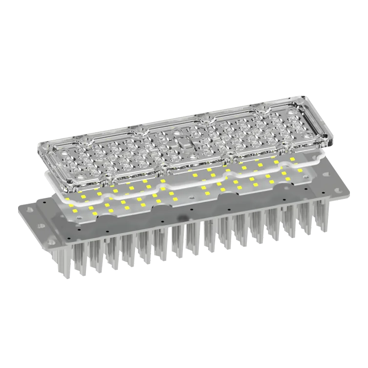 
Manufacturer 235x70mm 3030 64in1 Module PC LED Optical Lens Muti-angle Street Light Flood light LED Lenses Multi-lens Module 