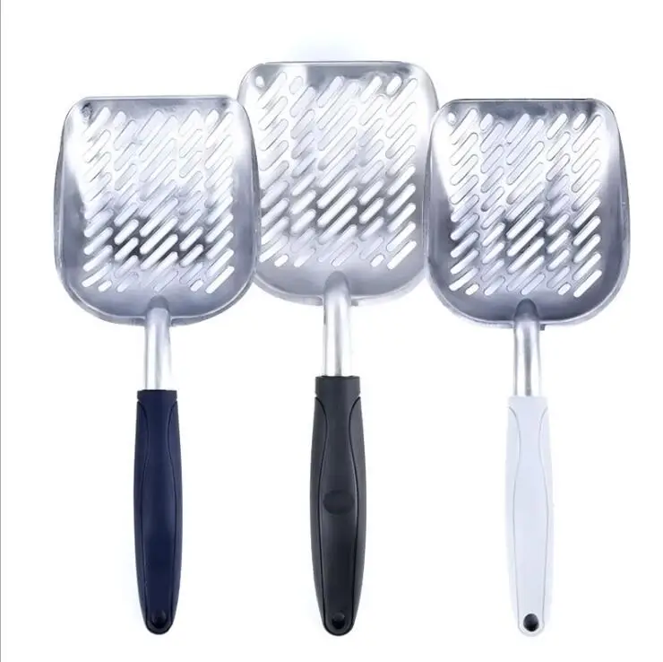 Aluminum Integrated Pickup Cat Litter Scoop Shovel Pet Iron Large
