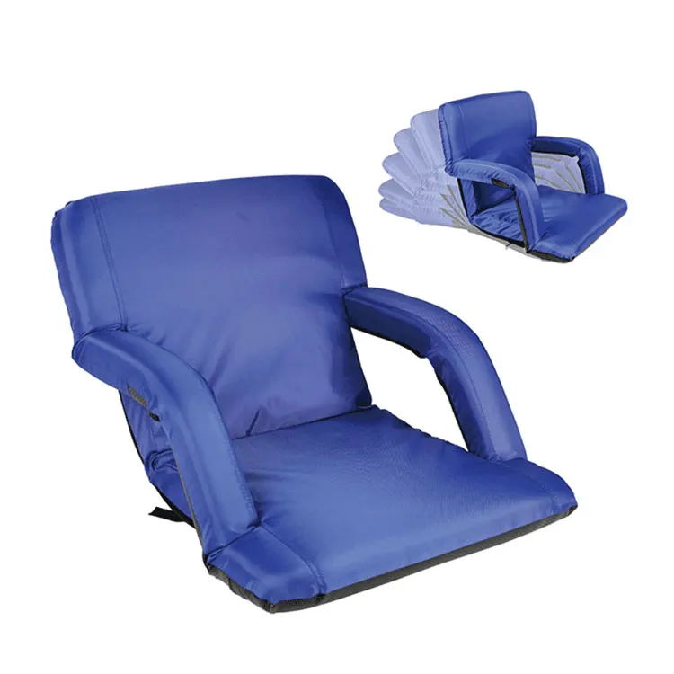 Portable Cheap Outdoor Adjustable Reclining Relax Folding Stadium Beach