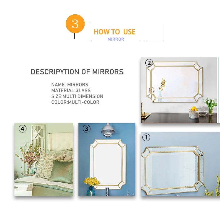 Round Decorative Craft Mirror - Buy Craft Mirror,Craft Mirror Pieces ...