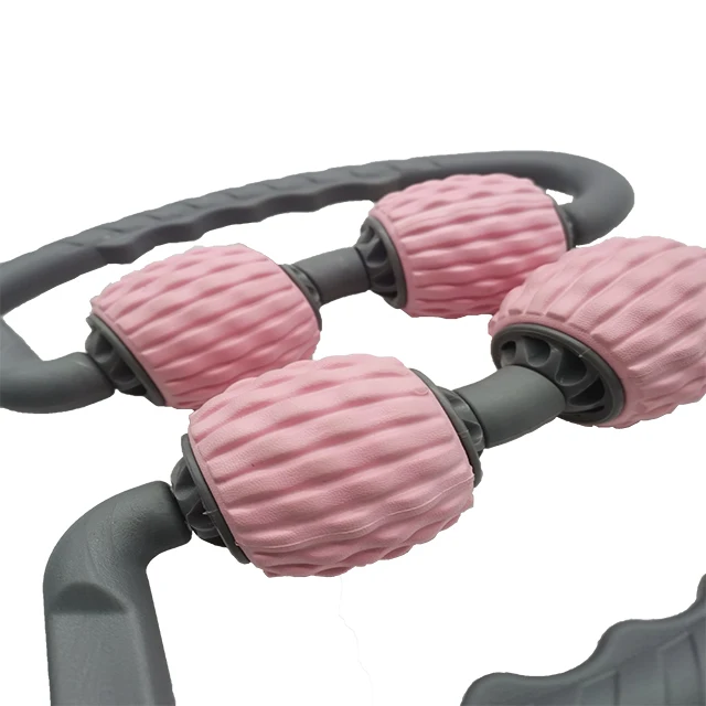 Multifunction Pp Gray Massage Stick With Four Balls For Body Fit Buy