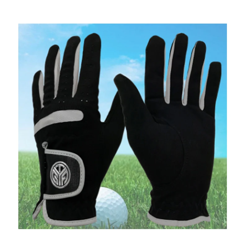 Golf Glove Men Left Handed Golfers Genuine Leather Golfing Gloves