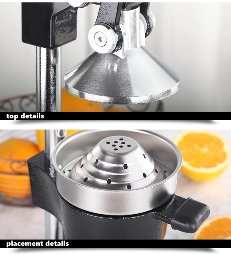 Multifunctional Hand Juice Maker Home Slow Orange Lemon Juicer Extractor Stainless Steel