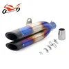 Import motorcycle parts racing muffler bike exhaust pipe