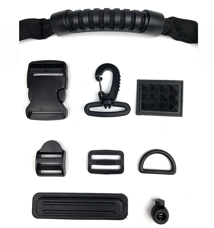 Wholesale Different Size Black Bag Belt Buckles Black Adjuster Release