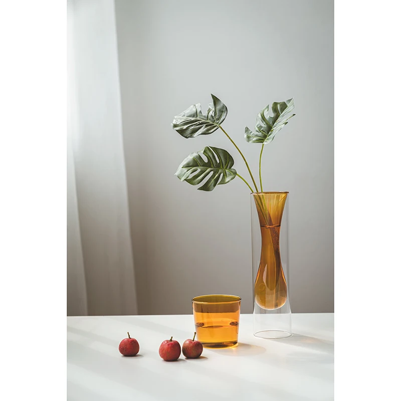 Ins风格炫彩透明玻璃水培植物配置花瓶家居装饰 Buy 花瓶 批发欧式透明和丰富多彩的水培植物干花装饰插花玻璃花瓶 装饰现代北欧风格餐桌玻璃花瓶 表花朵婚礼中心
