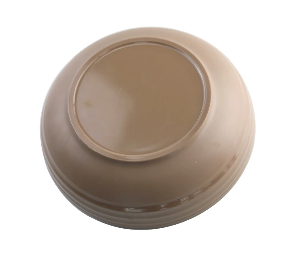 Melamine retro style unbreakable screw thread dinner set screw threaded melamine tableware diner plate set