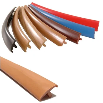 Pvc Plastic T Shape Edge Banding Strip Belt  Trim For Home Furniture 