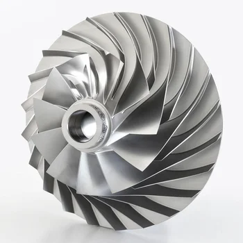 5-axis Machining Center 7075 Aluminum Excellence Wheel Rotor Impeller ...