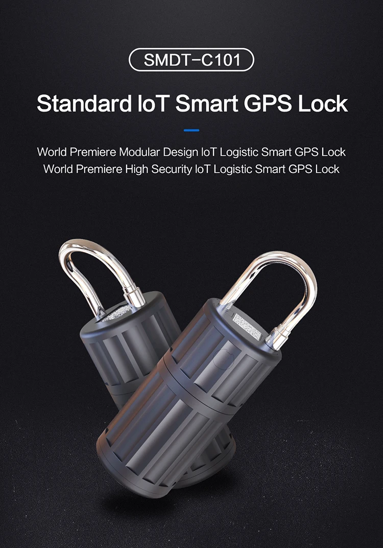 High security container satellite lock Intelligent gps lock Smart padlock