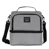 Oxford Thermal Insulation Cooler Frozen Lunch bag Picnic bag Food Carrier Bag Takeaway Backpack High-capacity Double Deck