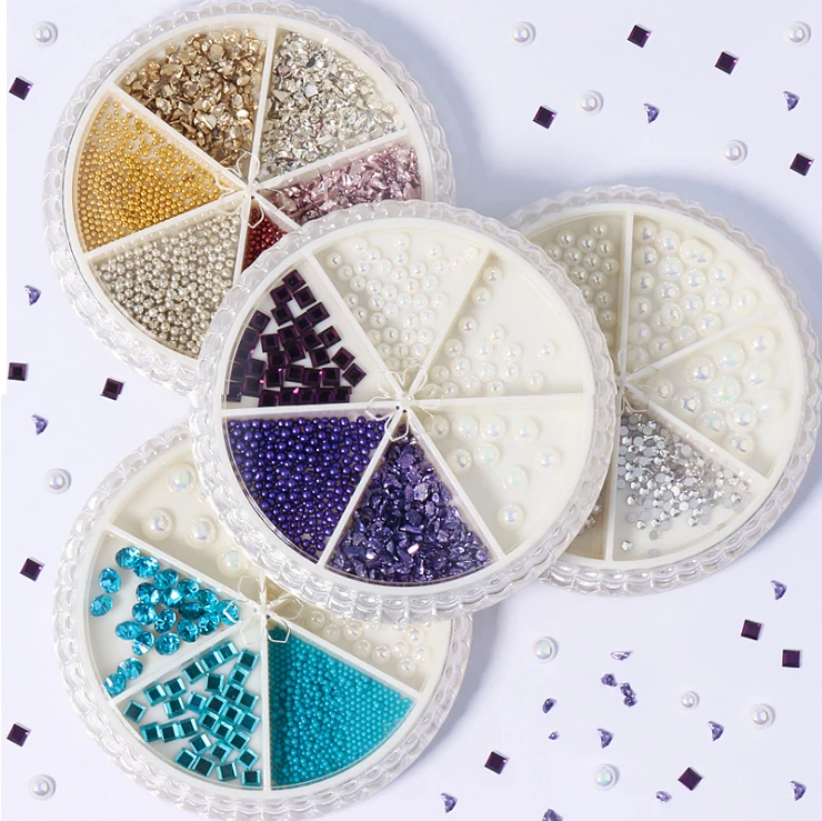 
2020 Amazon Top seller Original Premium Nail Crystal Stone Kit 